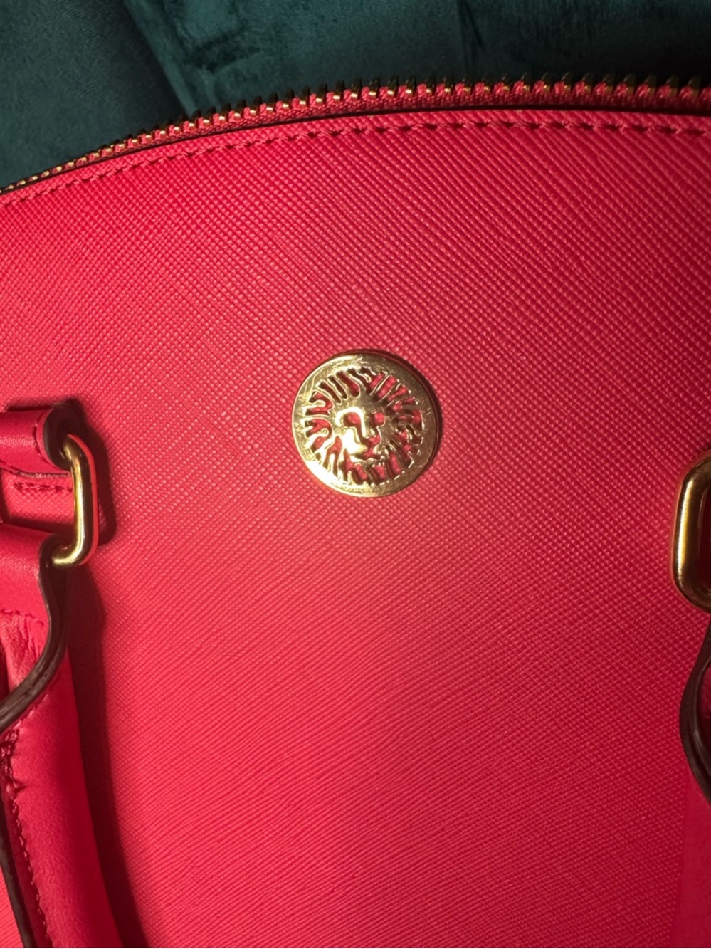 Anne Klein Pink Dome Satchel Handbag with Crossbody Strap 💖 So pretty! - Picture 4 of 6
